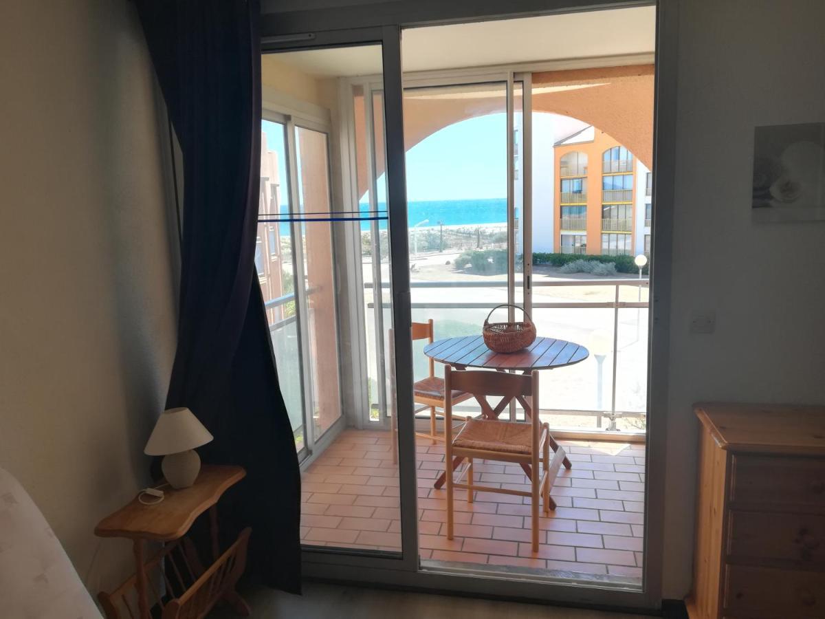 Cap De Mer - Vue Sur Mer - Une Chambre - Une Terrasse - Acces Direct Plage - Commerces A Proximites Le Barcarès Zewnętrze zdjęcie