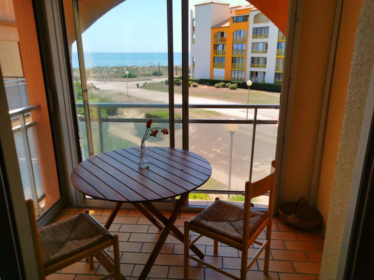 Cap De Mer - Vue Sur Mer - Une Chambre - Une Terrasse - Acces Direct Plage - Commerces A Proximites Le Barcarès Zewnętrze zdjęcie